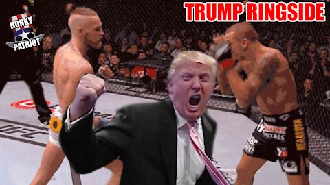 TRUMP WILL BE RINGSIDE AT TONIGHT'S McGREGOR UFC FIGHT !