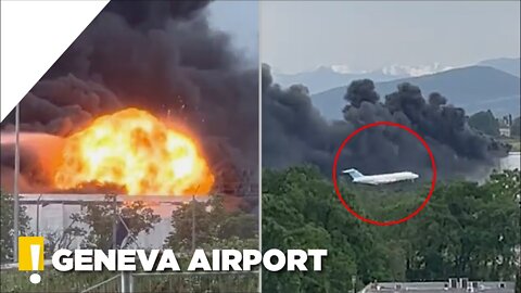 Two Massive Explosions Erupt at the Geneva Airport, Switzerland
