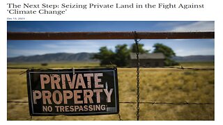 Are Democrats Going to Start Stealing Private Land to Fight Climate Change