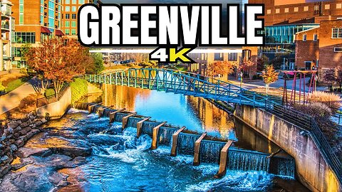 Greenville, South Carolina, USA 🌆 | A Breathtaking 4K Drone Experience