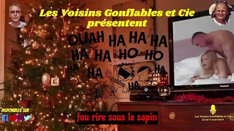 Fou rire sous le sapin!