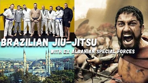 Training Brazilian Jujitsu With Former Albanian Special Forces | BJJ In Tirana Albania 🇦🇱