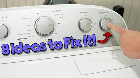 Whirlpool Dryer Won't Start - How to Diagnose, Troubleshoot & Fix
