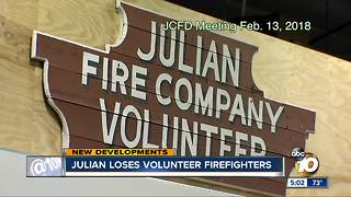 Julian loses volunteer firefighters