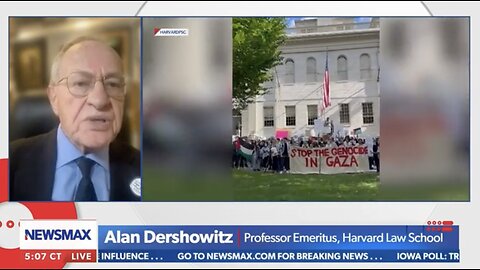Dershowitz Urges Donors to Stop Donating to Harvard: 'These Are Hitler Youths'