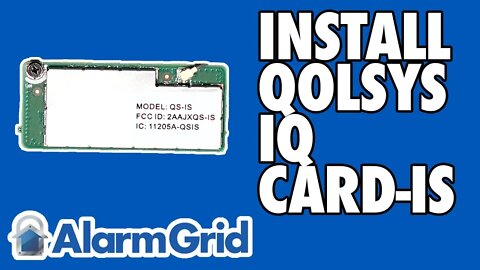Installing the Qolsys IQ Card-IS to the Qolsys IQ Panel 2
