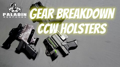 Gear Breakdown CCW Holsters #tier1concealed #holsters #ccw