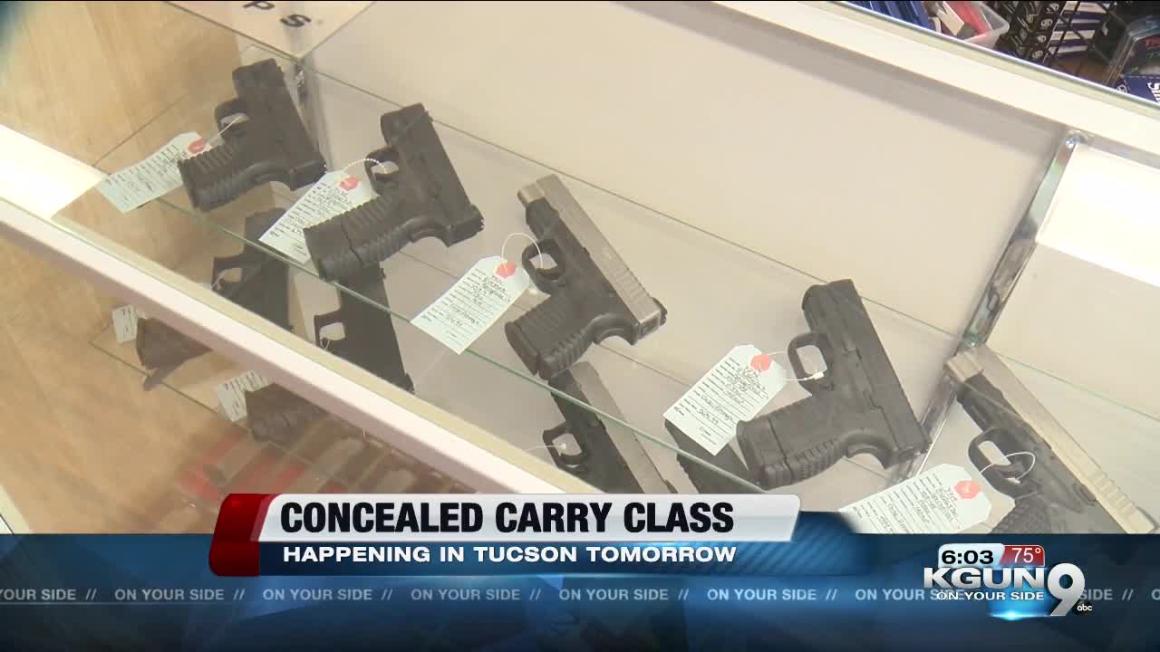Conceal carry class in Tucson is biggest yet for firearm education company