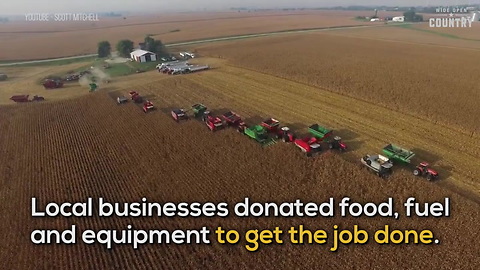 Community Harvests Crop for Farmer with Cancer