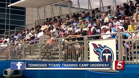 Fans Enjoy Watching Titans Training Camp