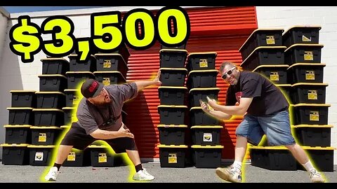 DECEASED TENANTS WALLS OF TOTES in $3,500 Abandoned Storage unit locker