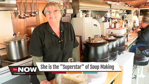 She is the "Superstar" of soup making