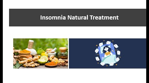 Insomnia Natural Treatment & Supplements