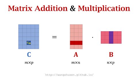 Matrix basics: additions, multiplications, time complexity analysis