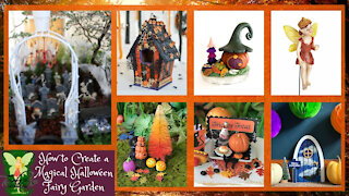 Create a Halloween Garden for the Gnomes