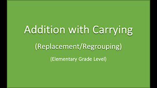 Math-Addition with Carrying