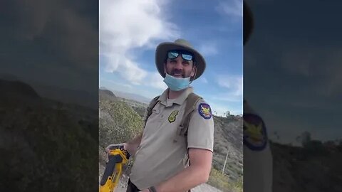 anti masker harasses park ranger about masks... #youtubeshorts #shortsvideo #unexpected
