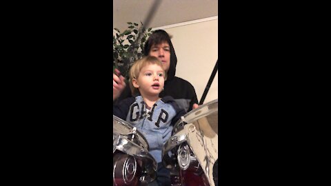 2 Year Old Drummer Michael Part 3