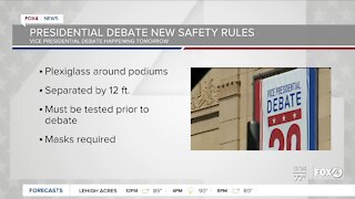 Presidentail debate new safety rules