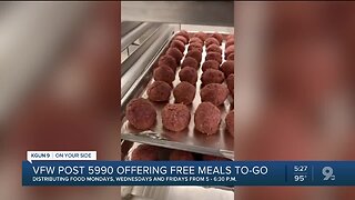 VFW post 5990 offers free meals to community