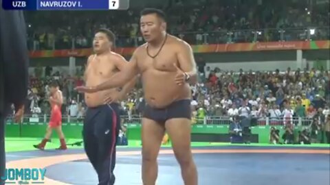 Wrestling Coaches Strip in Protest at the Olympics, a breakdown ‏