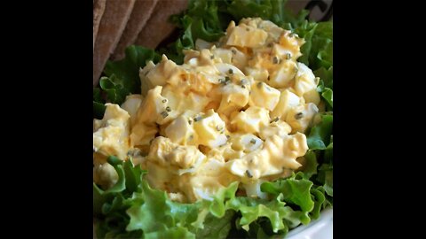 Delicious egg salad for sandwiches