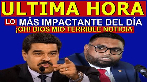 🔴HACE 5 MINUTOS! SUCEDIO HOY! NOTICIA DE MAXIMA ALERTA HOY - NOTICIAS DE VENEZUELA HOY