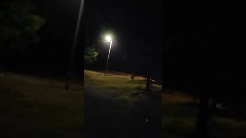 My first Ace at a disc golf glow round