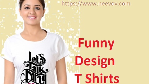 Women Funny Graphic Tee Shirts White Colour
