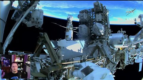 US Spacewalk to install IROSA #4 [SpaceWeek clip]