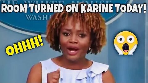 The Room TURNED Against Karine Jean-Pierre TODAY for REFUSING to answer if Joe Biden LIED!