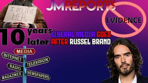 Russel Brand ACCUSED of Grape a metoo smear campaign & YouTube DEMONTIZES his channel BBC PULLS show