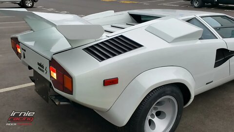 Lamborghini Countach hard start-up & rough Idle - Try AMSOIL P.i. Performance Improver Gasoline Ad.