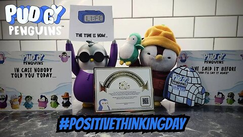 Pudgy Penguins Positive Thinking Day Unboxing