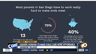 Leaders discussing child care for San Diegans