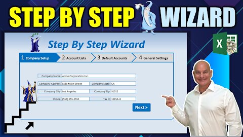 How To Create Your Own Step By Step Wizard in Excel