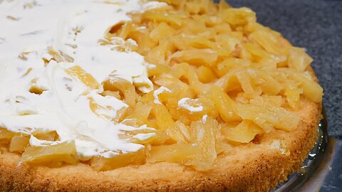 EASY PINEAPPLE PIE WHAT WILL SURPRISE YOU!! You won't believe how easy and delicious it is