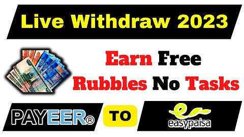 Rubble Earning Website Live Withdraw || Online Rubble Earning Pakistan Without Investment || Rubbles