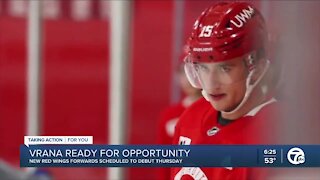 Vrana ready for new opportunity in Detroit