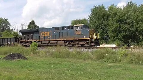 CSX M370 Manifest Mixed Freight Train from Sterling, Ohio August 11, 2023