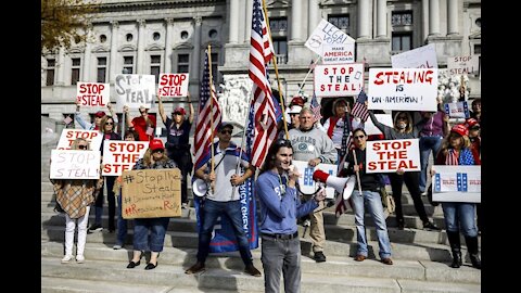 #StopTheSteal Rally In Harrisburg, PA - What Do Both Sides Think? | Man On The Street