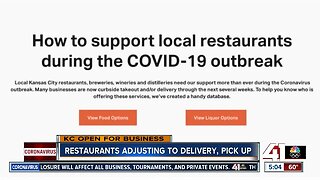 Restaurants adjust to delivery, pick up