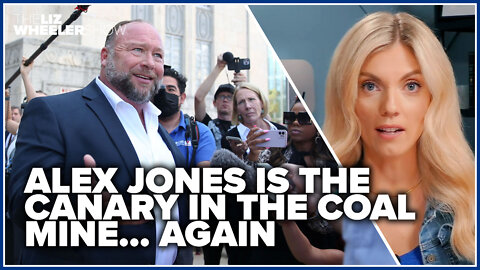 Alex Jones is the canary in the coal mine... again
