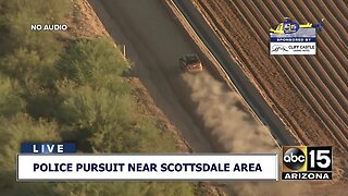 VIDEO: Police pursuit ends in Scottsdale area