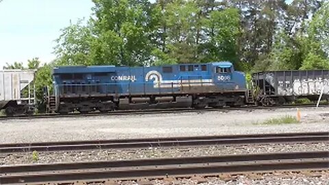 Conrail Heritage unit on Norfolk Southern 35N Mixed Fright Train from Berea, Ohio May 27, 2023