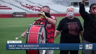 Meet the Bandidos! Phx Rising fans bringing the bass to games