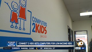 Connect 2 Kids gets computers low-income kids in San Diego