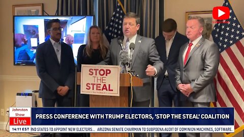 Trump Electors, Stop The Steal Coalition Hold Press Conference on Capitol Hill