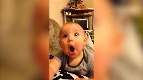 Cute Baby Masters The Art Of Silly Faces