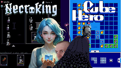 Playing Tetris & Summoning Skeletons With Deck-Building Games Cube Hero & Necroking